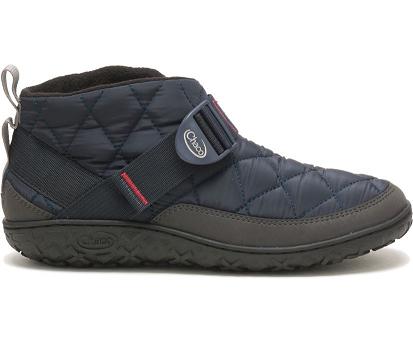 Pantuflas Chacos Hombre Ramble Puff Azules España JZNW20395